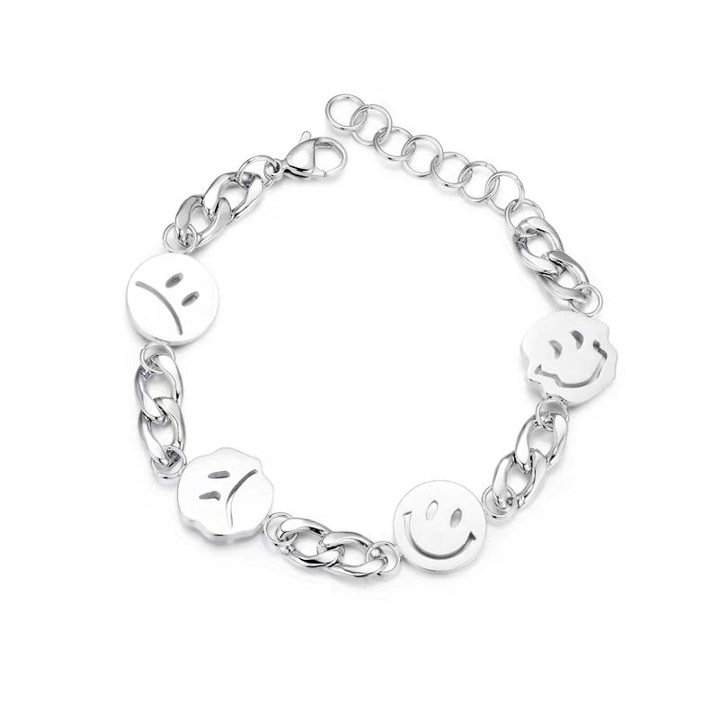 Emociones al por mayor Pulsera de expresión de acero de titanio